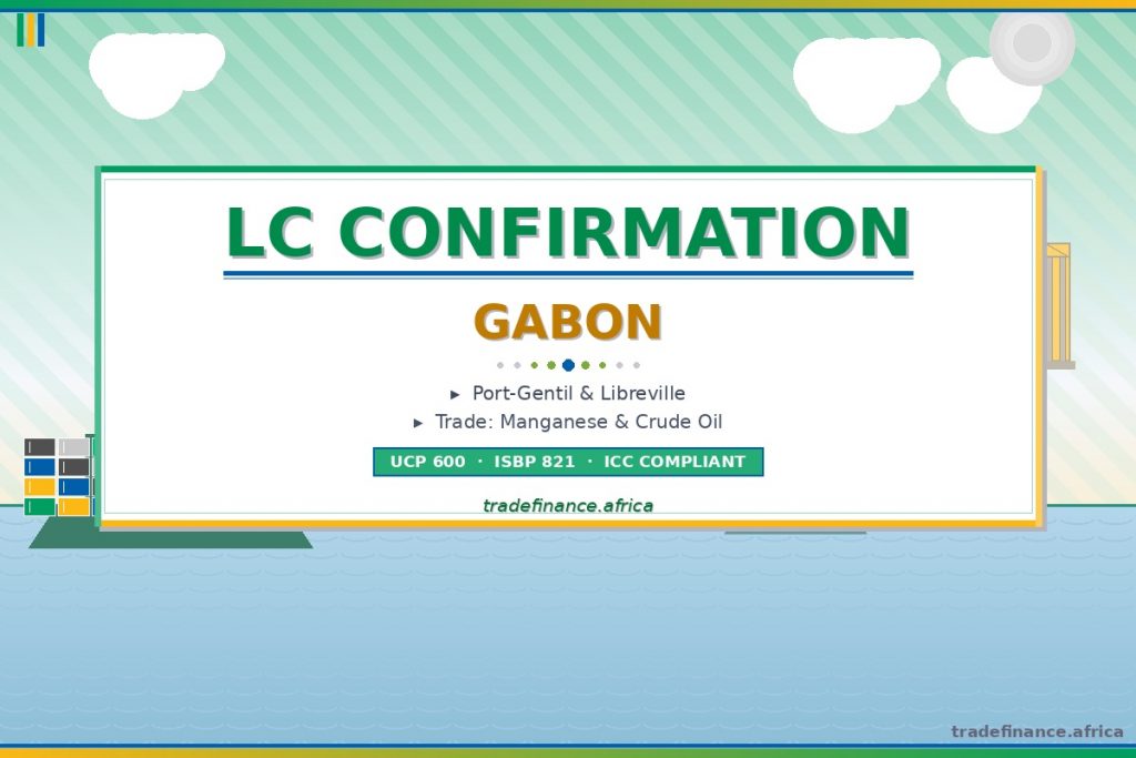 Confirmation Lc GABON LC CONFIRMATION FEE