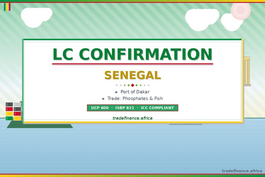 Confirmation Lc SENEGAL LC CONFIRMATION FEES