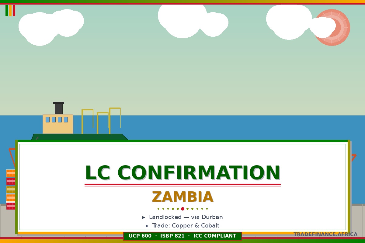 ZAMBIA LC CONFIRMATION FEES