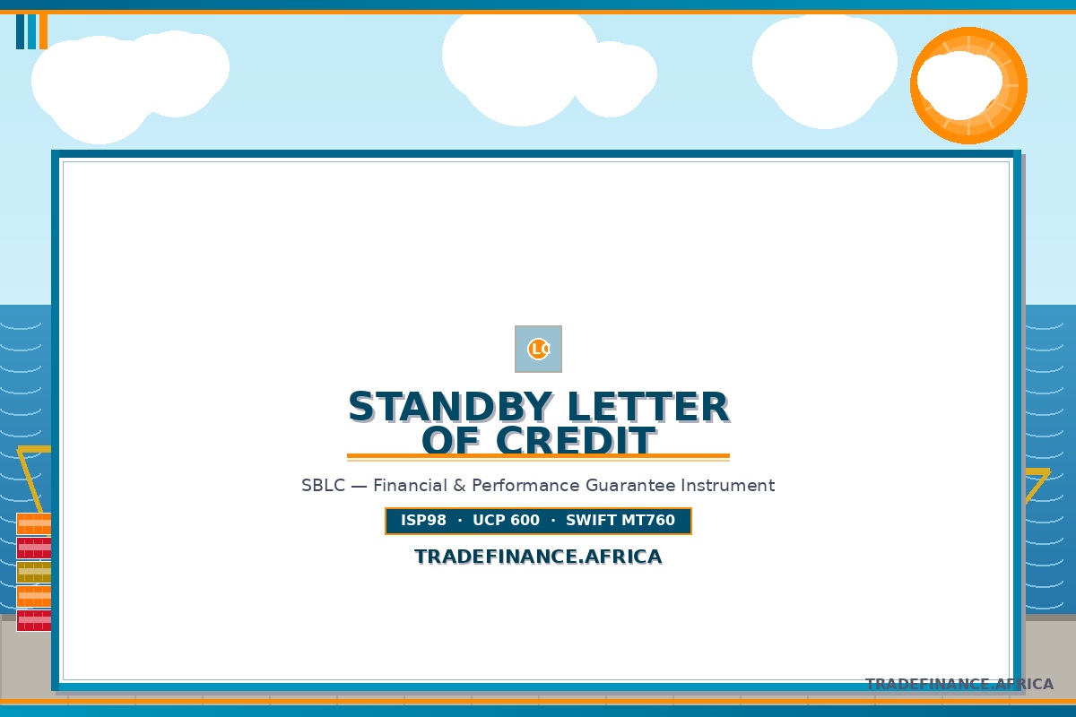 STANDBY LETTER OF CREDIT (SBLC)